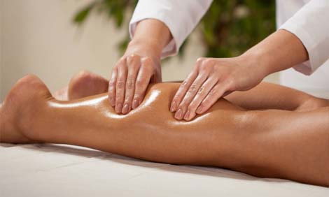 Drainage lymphatique des jambes